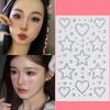 3D водонепроницаемые наклейки для лица, одноразовые наклейки для лица с жемчугом, самоклеящиеся бриллиантовые украшения для макияжа глаз