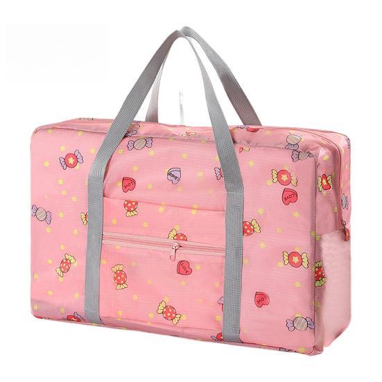 Складная дорожная сумка-тоут для ручной клади, водонепроницаемая переносная сумка для хранения с застежкой-молнией