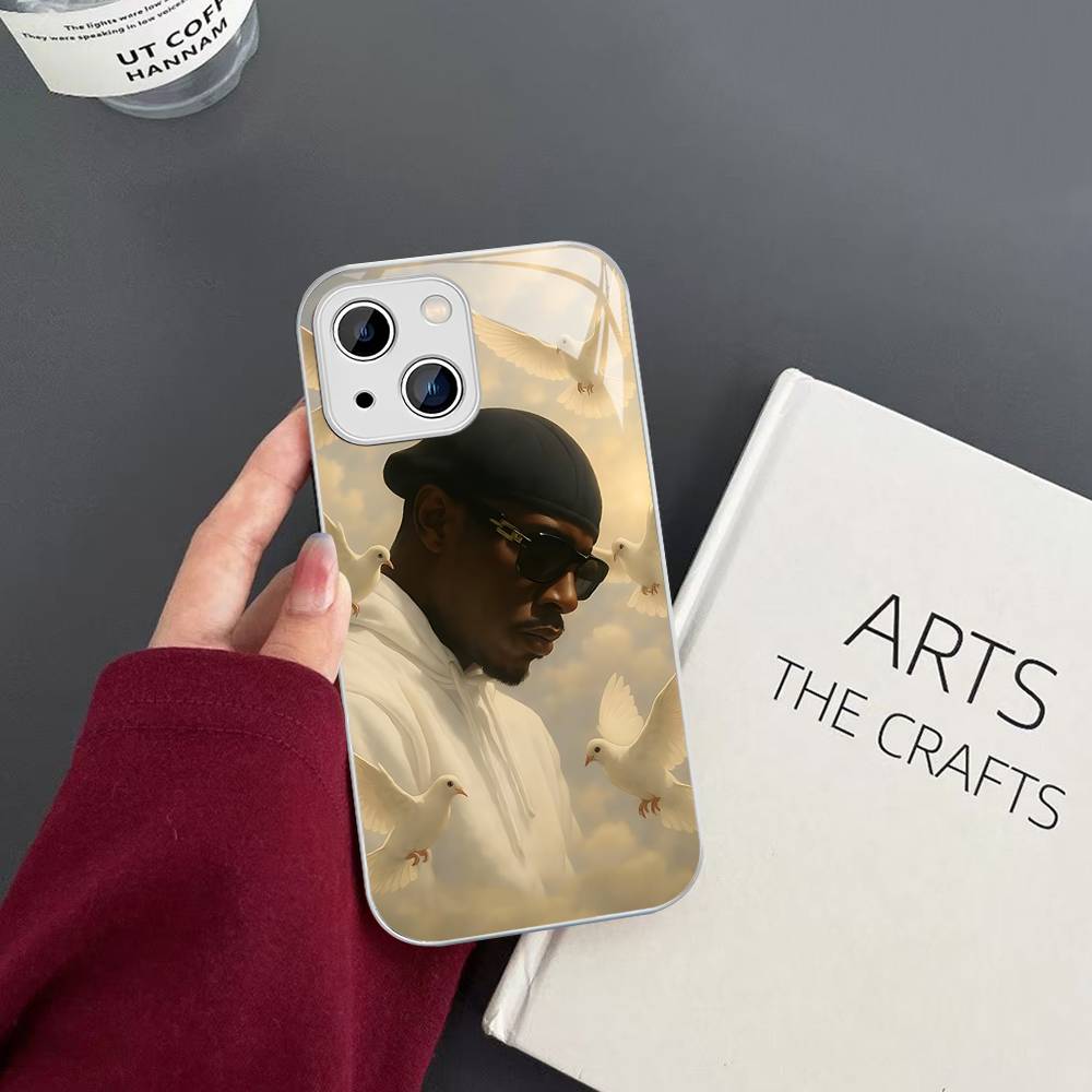 Чехол из закаленного стекла Rap W-WerenoiES для IPhone 14 13 12 Mini 11 Pro XS Max X XR 14 Plus