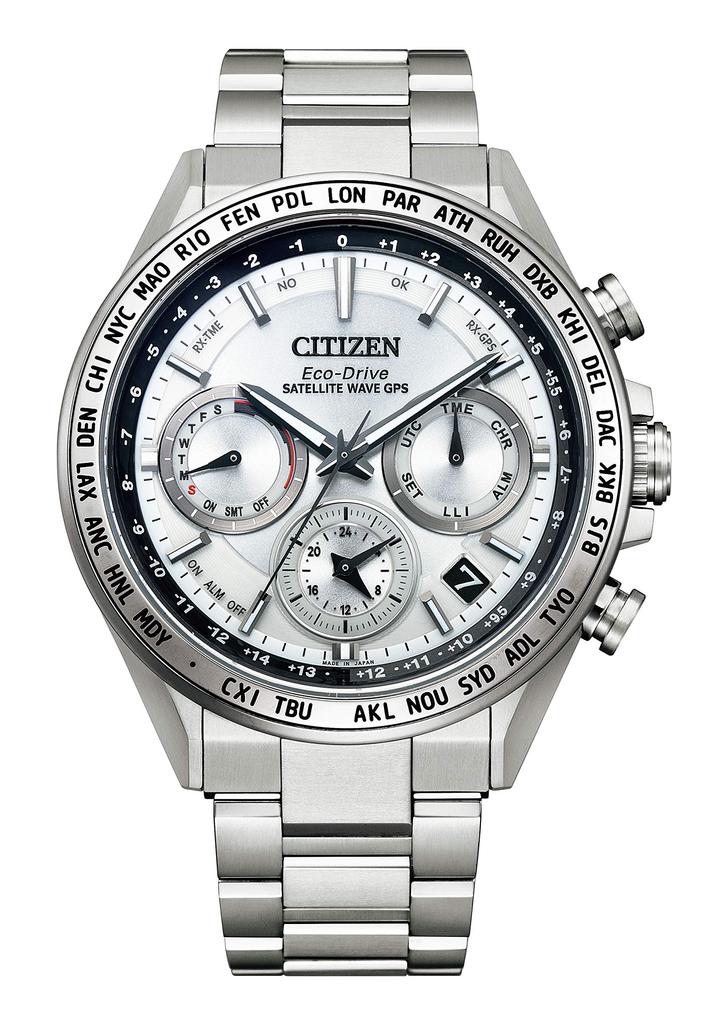 CITIZEN Attesa ACT Line GPS Satellite Watch Silver Radio-Controlled CC4010-80A Men's