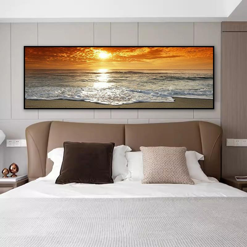Морской пляж, красивый пейзаж, постеры, картины на холсте и печать, настенное искусство, HD-картины для гостиной, домашнего декора, безрамные подарки