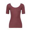 Triumph Thin and Lightweight Innerwear 5170 Sleeve Top 00AV Size L 3/4 (Smoky Russet)
