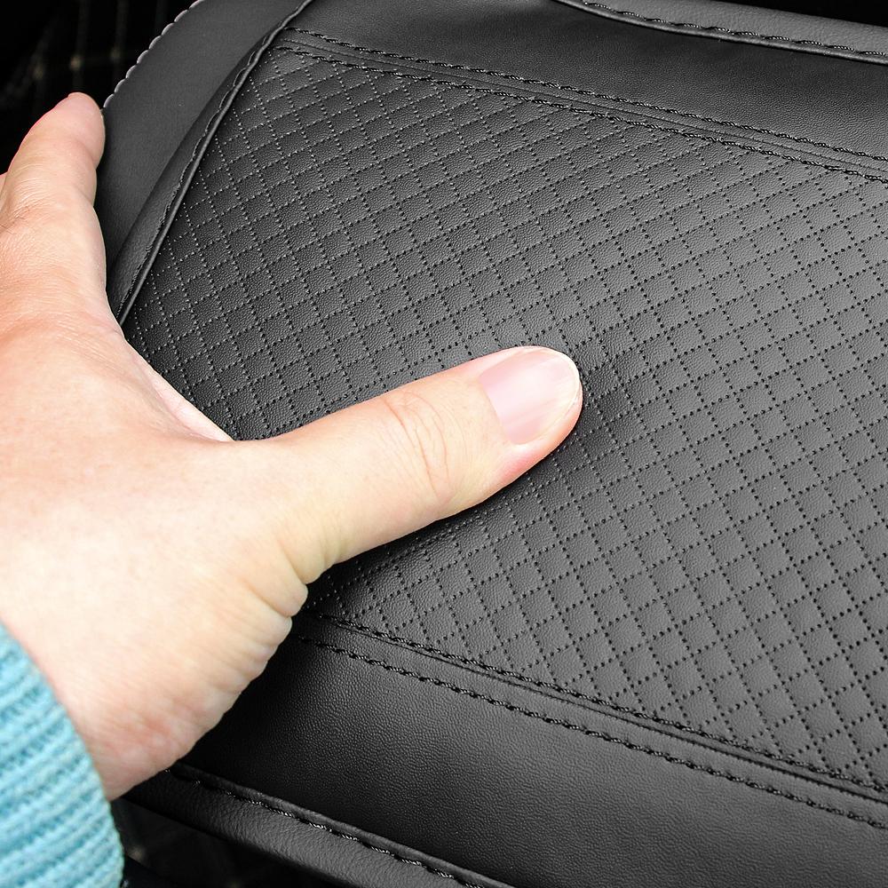 Кожаный подлокотник, накладка на коробку для Volkswagen VW Passat Tiguan T-Roc Golf Jetta Sharan Scirocco EOS T-Cross