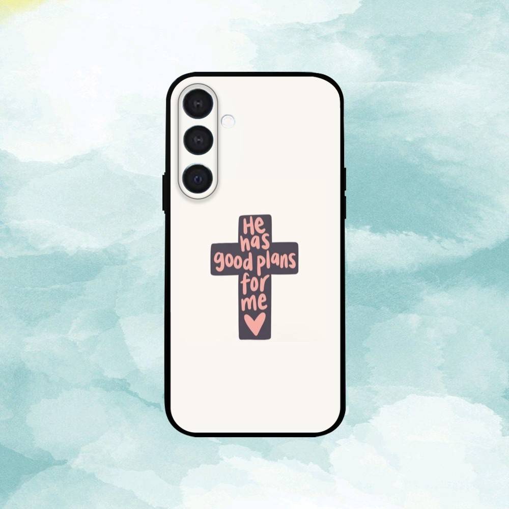 Чехол для телефона с цитатой из Библии J-Jesus для Samsung A73,72,71,A52,51,40,41,A22,A32,31,A13, Мягкий черный корпус