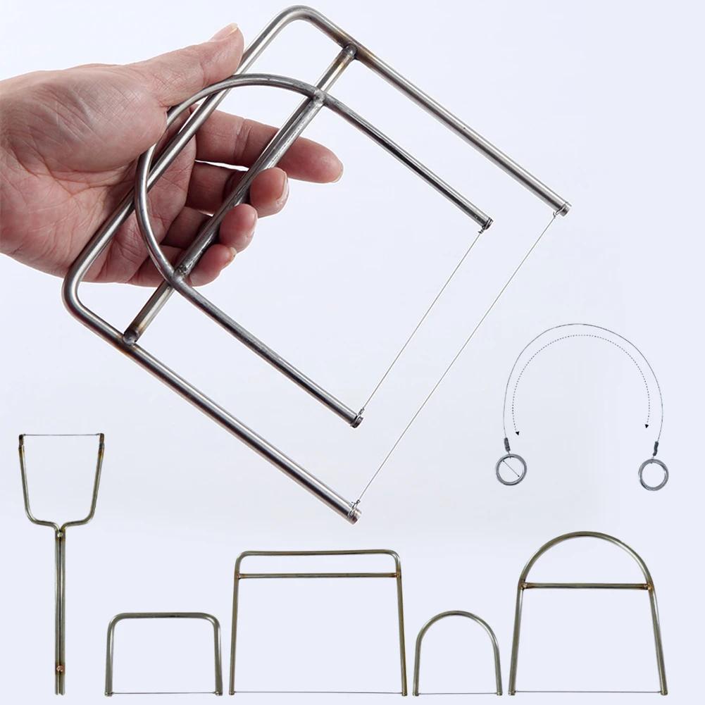 DIY Ceramic Clay Sculpture 1Pc Precision U Shape Stainless Steel Pottery Cutting Tool Adjustable Wire Clay Cutter Craft Supplies