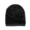 Autumn and Winter New Velvet Colored Small Horizontal Strip Pullover Hat Knitted Wool Hat