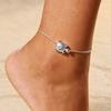 Для простых, модных и изысканных ножек маленькой черепашки, браслет на лодыжку.