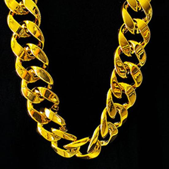 Мужское ожерелье с большой цепью в стиле хип-хоп из смолы, преувеличенное геометрическое колье-чокер для коктейльной вечеринки