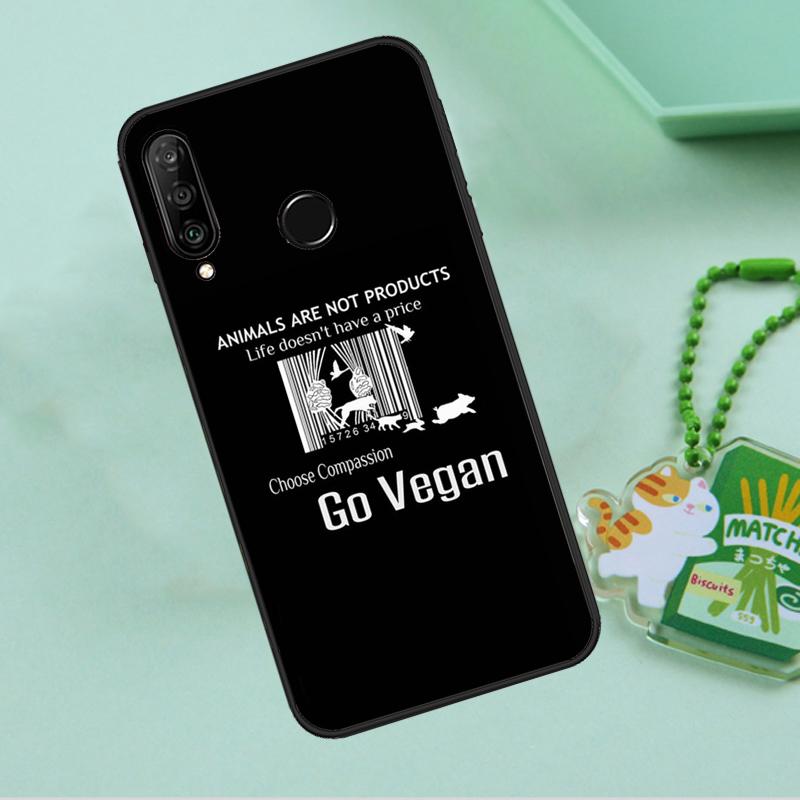 GO VEGAN Для Huawei Nova Y90 Y70 Y60 Y61 Y91 Y72 9 10 SE 12i 12s 11i 5T P60 Pro P20 P30 P40 Lite Чехол