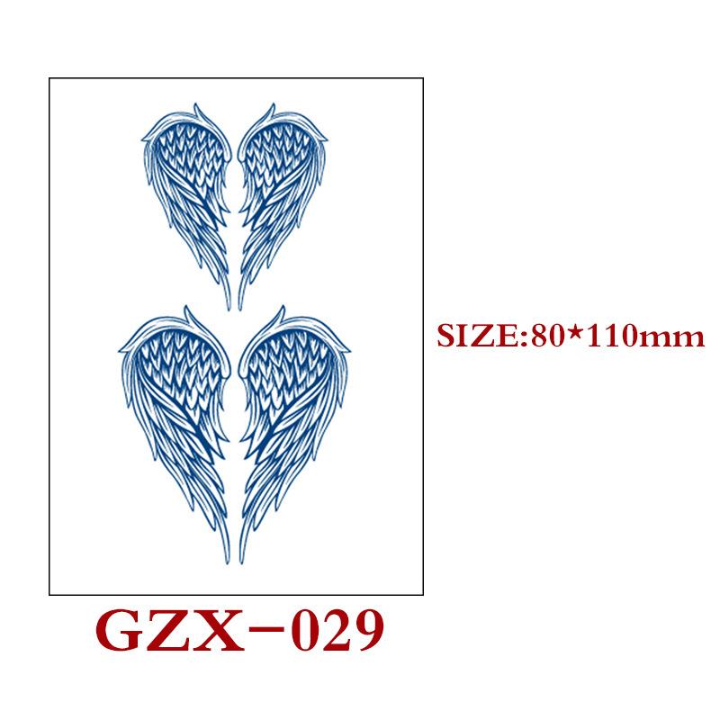 Травяная полуперманентная наклейка-тату, Полуперманентная наклейка-тату, Водостойкая, Потостойкая татуировка
