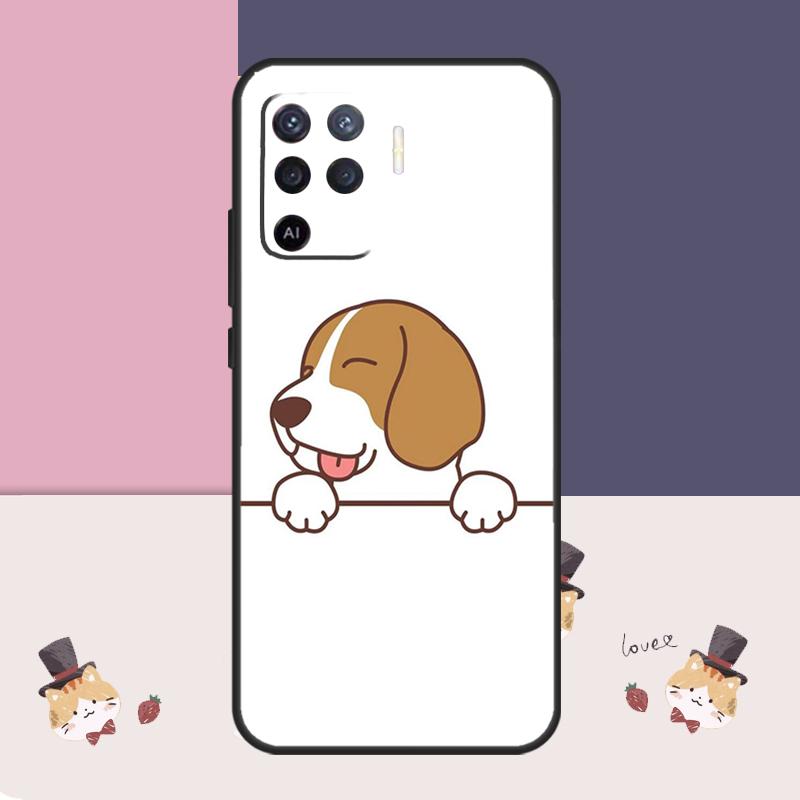 Милый Мультяшный Чехол для Собаки Бигль Для Oppo A60 A40 A80 A5 Pro A15 A16 A17 A57 A77 A94 A74 A54 A76 A96 A18 A38 A58 A78 A98