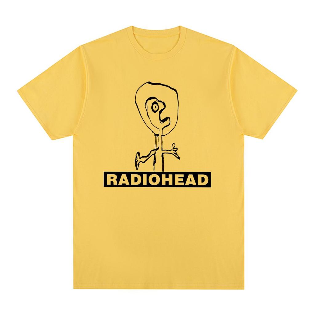 Винтажная футболка Radiohead Классический тур по Северной Америке Рок Мальчик Футболки Мужские Хип-хоп Мужская футболка Новая Футболка Футболка Женские Топы