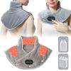 Electric Heating Shoulder Neck Pads Hot Compress Massager Cervical Shawl Warmer Heated Scarf Back Relax Brace with EU/US Plug