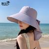 Летняя солнцезащитная шляпа от солнца модная универсальная с полями-шалью шляпа-ведро с бантом для активного отдыха, велоспорта, альпинизма