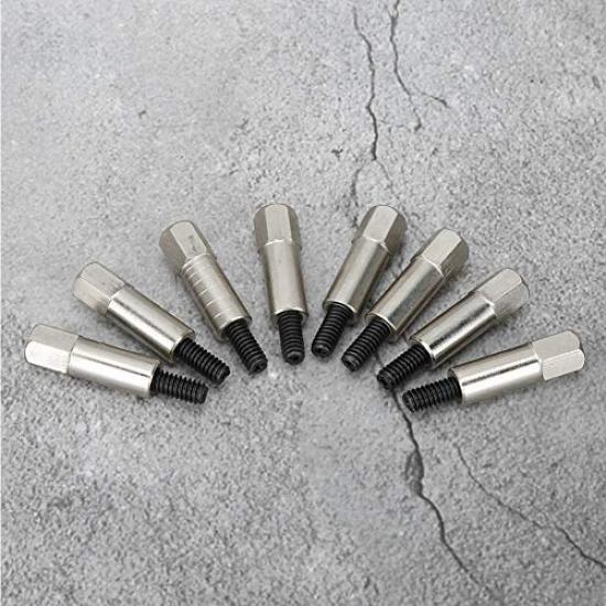 KIMISS Набор болтов крышки клапана, 8 шт. Набор болтов крышки из нержавеющей стали Подходит для болтов крепления крышки клапана для 283 302 305 307 327 350 383 400 SBC Eng