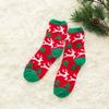 (SU)1 пара рождественских носков для взрослых, женские теплые коралловые плюшевые носки средней длины, чулки