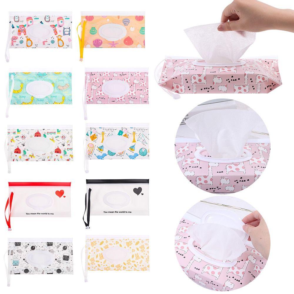 Case Stroller Accessories Baby Product Tissue Box Cosmetic Pouch Wet Wipes Bag Wipes Holder Case