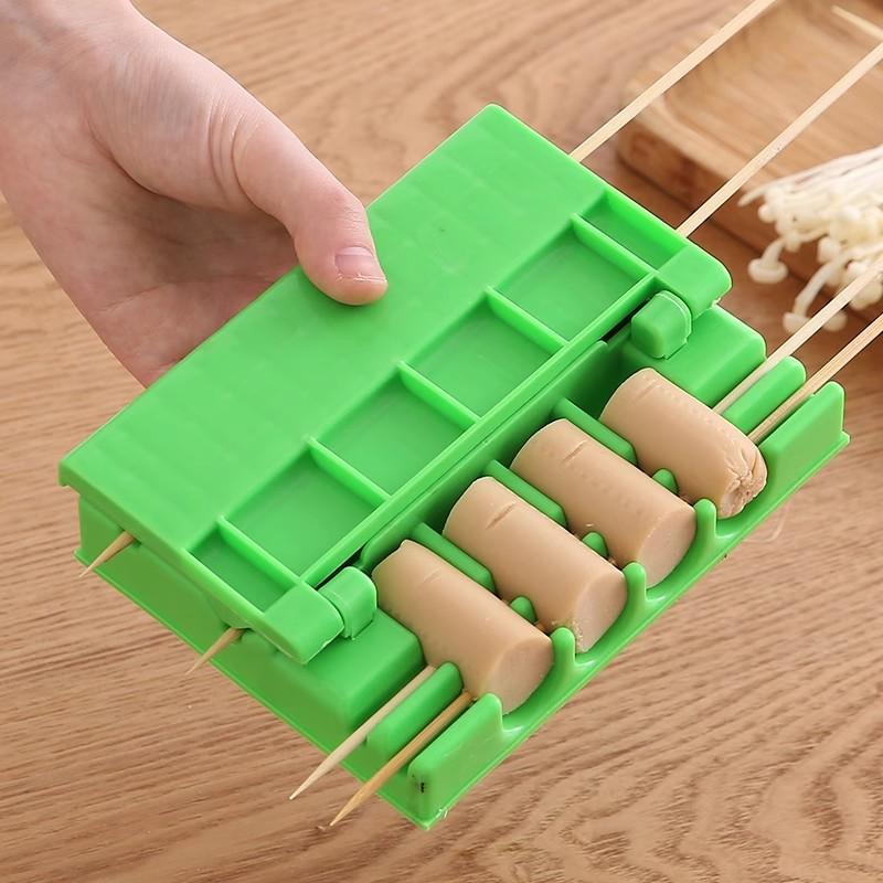 Skewer Быстрая машина для приготовления шампуров Удобный шампур для мяса Шашлык для говядины и баранины Автоматический шампур для барбекю