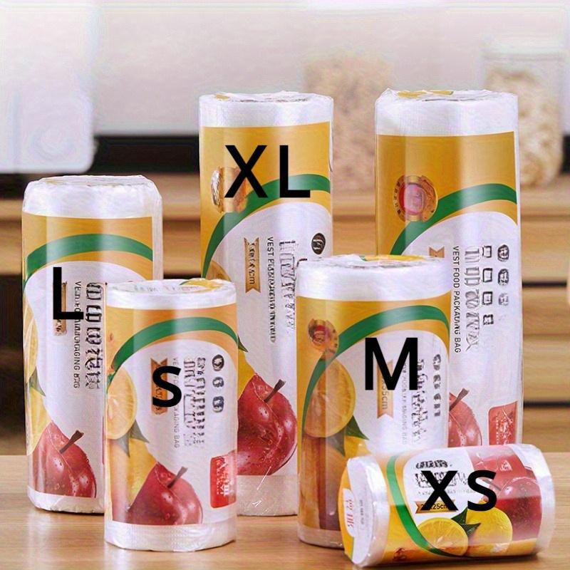 Набор из 300 прозрачных одноразовых пакетов для хранения продуктов, подходит для супермаркетов, магазинов шаговой доступности, кухонь и ресторанов