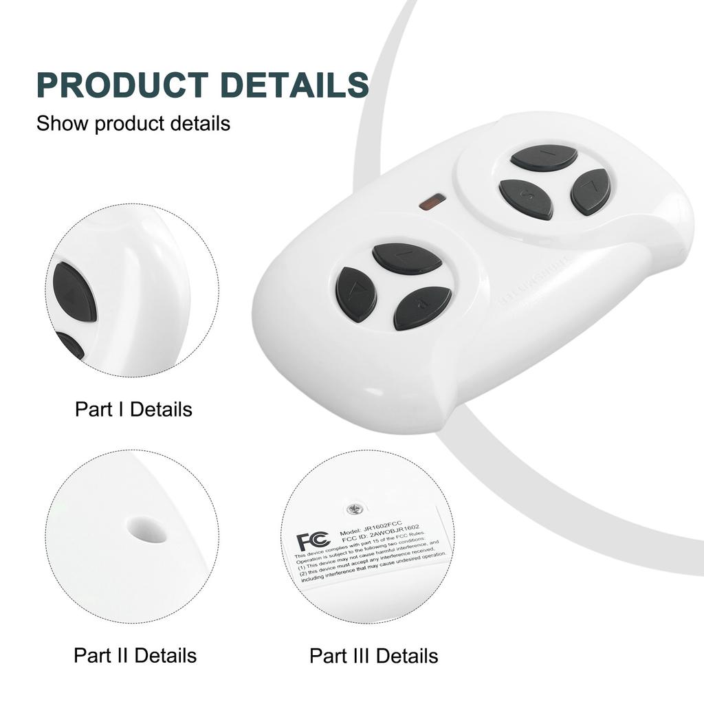 Durable Bluetooth Remote Receiver JR-RX-12V JR1958-2S