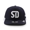 [New Era] Кепка 9SEVENTY Stretch Снэпбэк STRETCH SNAPBACK CAP ЧЕРНАЯ Шляпа Кепка NBA MLB MLS NFL NHL NCAA (JP, Алфавит, Свободный размер, Темно-синий, Сан-Диего ФК)