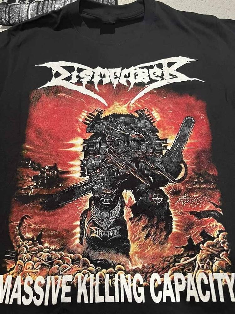 Massive Killing Capacity Dismember Band Shirt Black Unisex S-5XL 1G0367 Unisex T-Shirt
