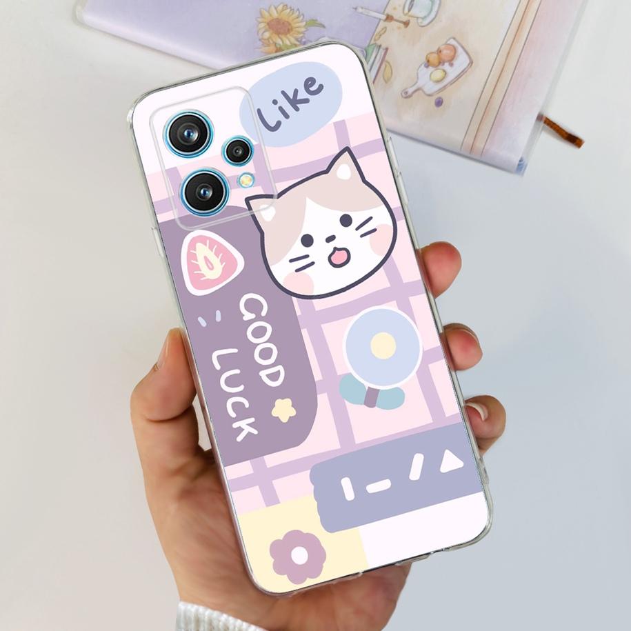 Чехол для OPPO Realme 9 Pro Plus 5G RMX3392 Модный силиконовый мягкий чехол с бабочкой для Realme 9 Pro+ Чехол Realme9 Ударопрочный Funda