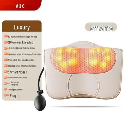 Aux Роскошная 3D массажная подушка для спины с функцией разминания, штекер CN (адаптер в комплекте)