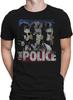 Синяя мужская футболка с коротким рукавом The Police Greatest Hits