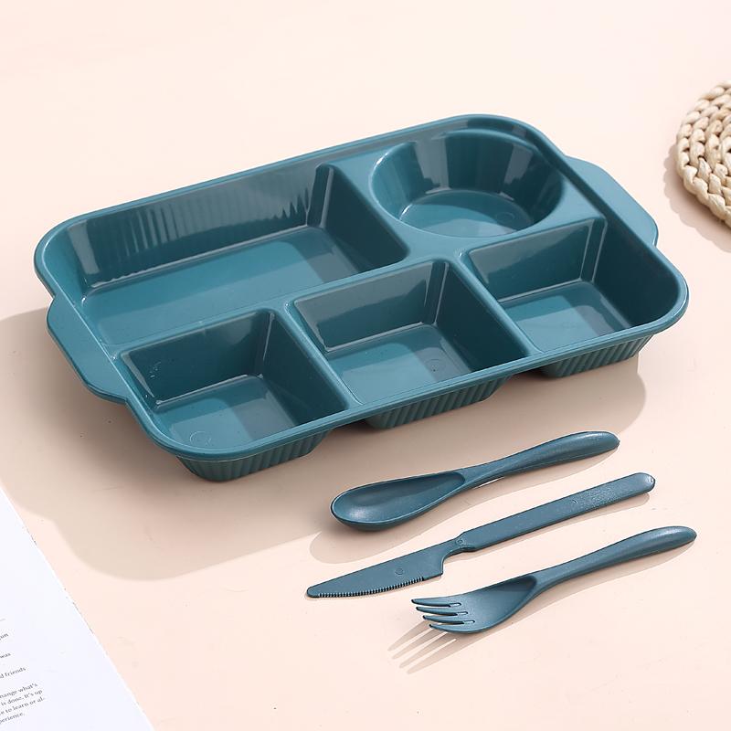 1/4 шт. Пищевая тарелка квадратная домашняя кухня многоразовая обеденная тарелка для взрослых порционный контроль диета 3 отделения безопасна для микроволновой печи