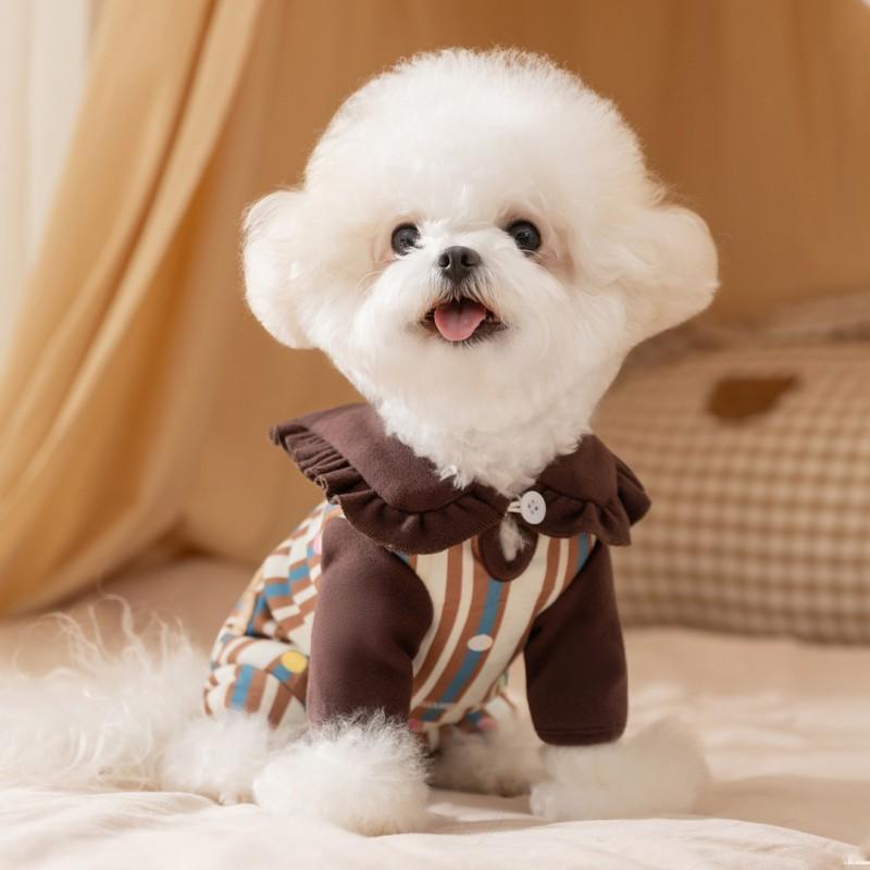 Pet Dog Winter Warm Four-Legged Bodysuit Small Breeds Like Bichon Frise West Highland Terrier