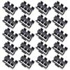 20Pcs Roof Rain Gutter Trim \Molding \Clip For BMW 1 Series For E82 E90 E92 51137077127 Fixed \Clips Car Interior Accessories