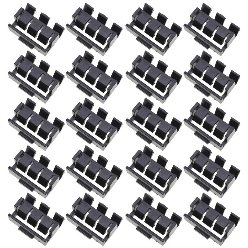 20Pcs Roof Rain Gutter Trim \Molding \Clip For BMW 1 Series For E82 E90 E92 51137077127 Fixed \Clips Car Interior Accessories