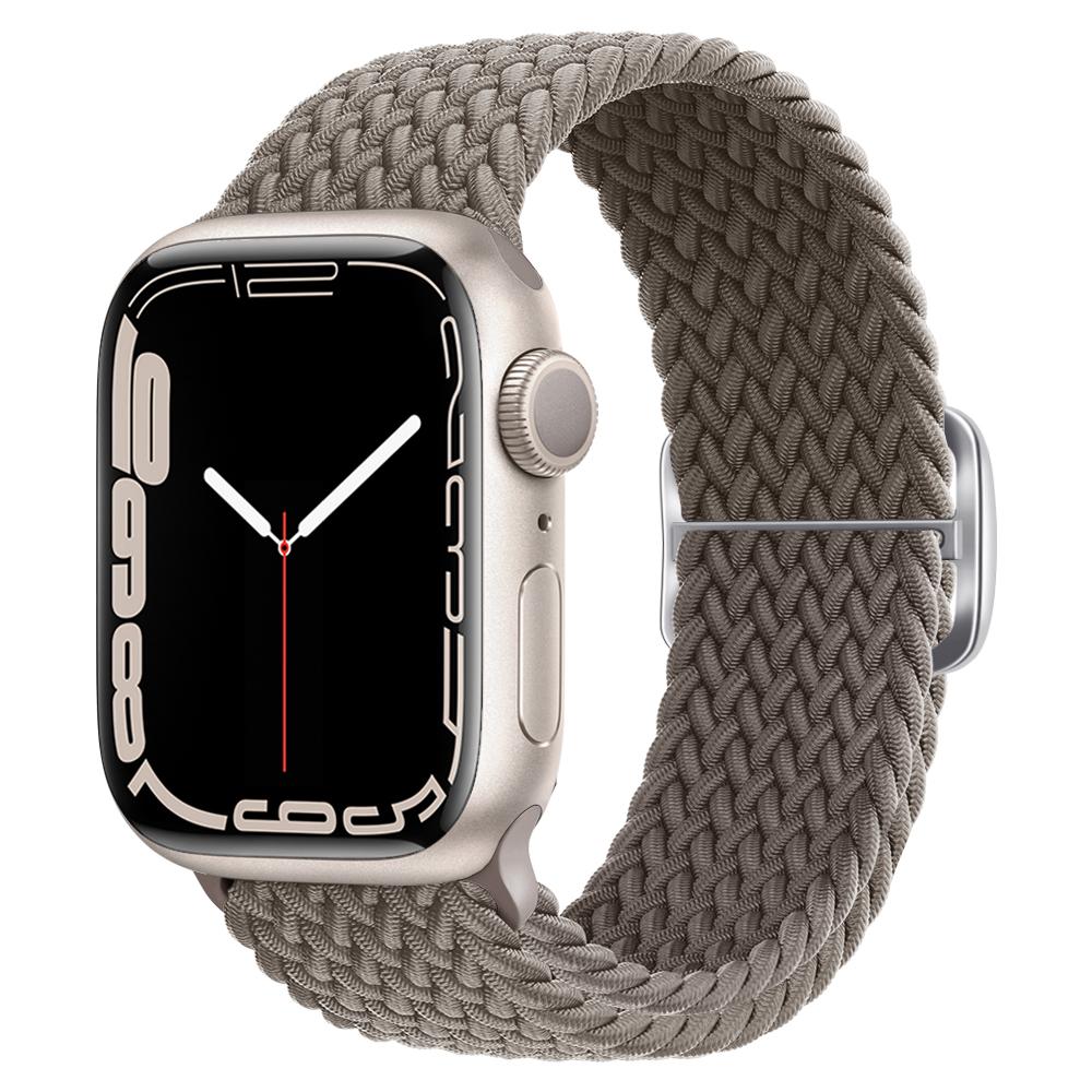 Нейлоновый ремешок для Apple Watch band 44 мм 45 мм 49 мм 42 мм 40 мм 41 мм 44 мм Эластичный плетеный браслет Solo correa Series 9 8 7 6 5 4 SE Ultra