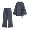 TAOP&ZA Женский жакет-кимоно с поясом и брюки прямого кроя на весну/лето