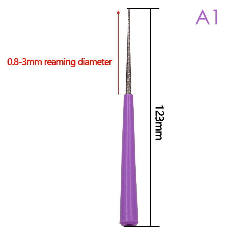 Алмазный надфиль Бисероплетение Инструменты для увеличения отверстий Жемчужные стеклянные бусины Ювелирные инструменты