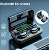 Новые наушники F9 Bluetooth 9D стерео высокие басы спортивные наушники Handfree сенсорное управление TWS беспроводные наушники водонепроницаемая гарнитура