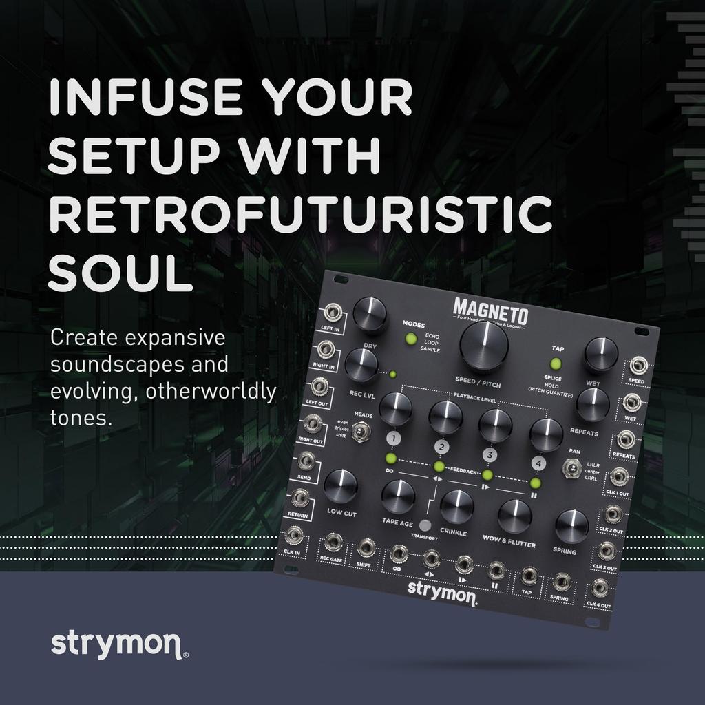 Strymon MAGNETO for Eurorack 4 heads dTape Echo Looper & []