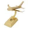 Миниатюрный самолет, стильный декоративный экспонат для домашнего декора, элегантные корпоративные подарки, предметы для украшения офисного стола, прочный металл