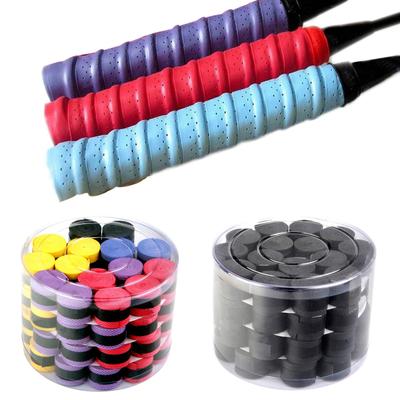 60 шт. Намотки на ручку теннисной ракетки Противоскользящие Впитывающие пот ленты 60 шт. Виброгаситель для бадминтонной ракетки