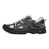Asics Gel-Kahana 8 Модные Удобные Спортивные Амортизирующие Прочные Дышащие Кроссовки для Бега Женские кроссовки Черный Серый 1012A978-032