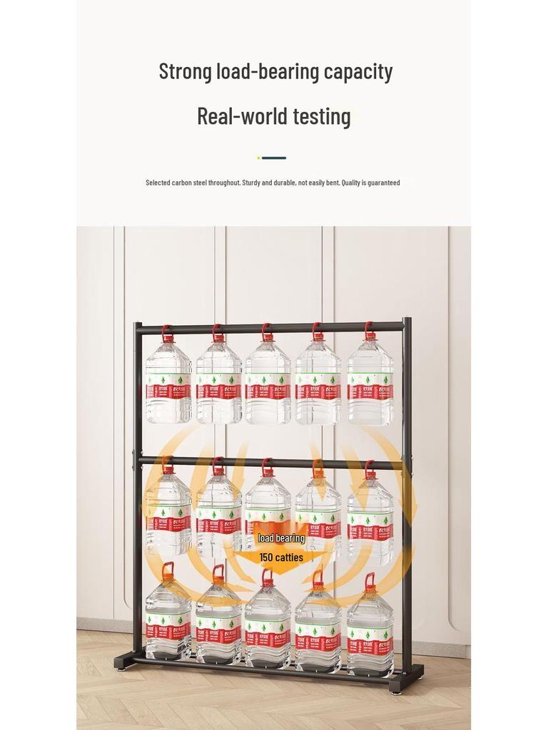 Двухъярусная напольная вешалка для одежды для спальни и балкона