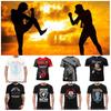 3D Boxing Kickboxing Muay Thai MMA UFC Printing Tshirt Men Fashion Sports Streetwear Short Sleeves Clothing Summer Tops