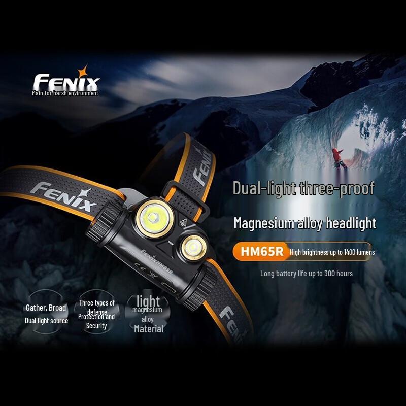 Fenix HM65R Rechargeable Trail Running Headlamp