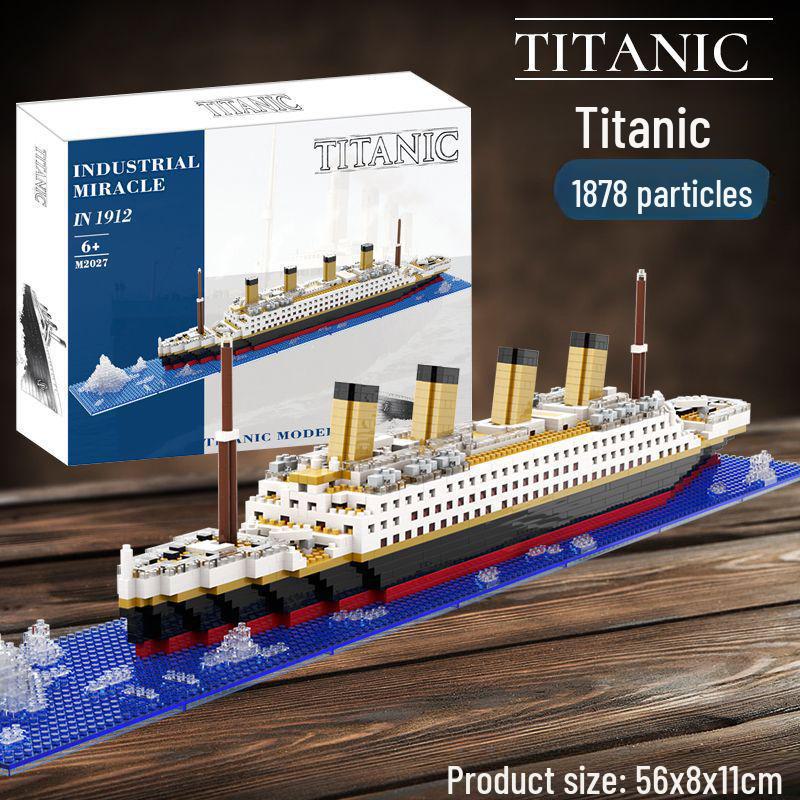 Совместимая с Lego модель Титаника - головоломка высокой сложности для мальчиков