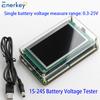 Enerkey 1S-24S Тестер напряжения аккумулятора Lifepo4 Литий-ионный Измерение одиночной ячейки Идентификация номера сборки Lto Вольт МЕТР Дисплей