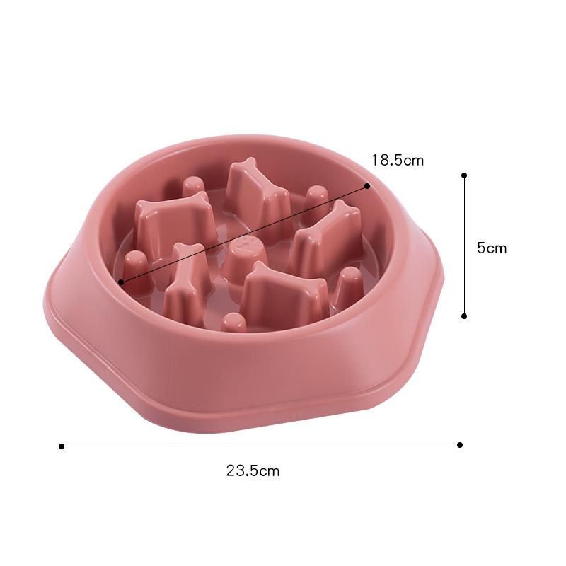 Dog Bowl Anti-choking Slow Food Bowl Small And Medium-sized Dog Dog Feeder Basin Cat Food Bowl Dog Food Anti-knock Over Pet