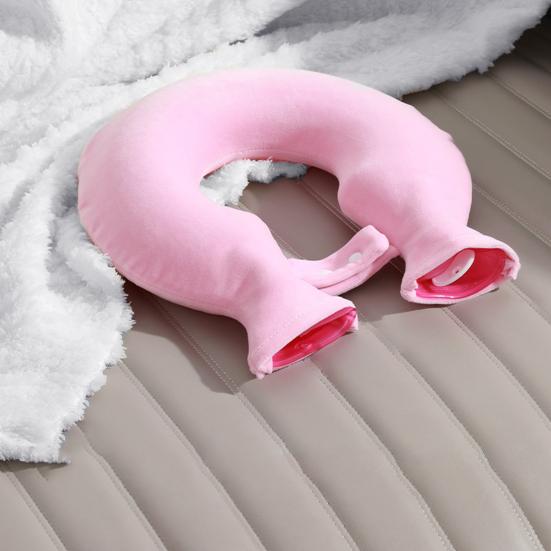 1400 мл U-образная грелка для горячей воды для облегчения боли в шее и плечах, герметичный ПВХ мешок для горячей воды