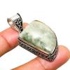Ювелирный кулон ручной работы с покрытием из серебра 925 пробы, швейцарский зеленый опал, 1,89 дюйма