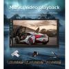 HIPPBQCC 7 Inch Car Radio 1 Din MP5 Mirror Link Multimedia Player Touch Screen FM USB Bluetooth Aux Input ISO Power Auto Radio